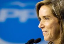 Ana Mato, ministra de Sanidad, Servicios Sociales e Igualdad del Gobierno de Rajoy