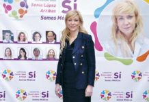 López, presidenta con récord de baja participación