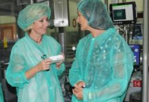 Esperanza Aguirre visita las instalaciones de Rovi en Alcalá de Henares
