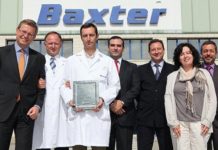 La planta de Baxter en Sabiñánigo reduce el nivel de consumo energético