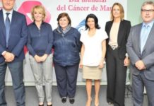 Esperanza Aguirre visitó las instalaciones de Celgene España