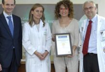 El Reina Sofía de Córdoba recibe el diploma BiC por la Unidad de Infecciosas