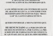 El rechazo a los nuevos incentivos a la prescripción del Salud, en las consultas