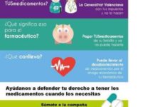Las farmacias valencianas ya lucen carteles reivindicativos contra los impagos