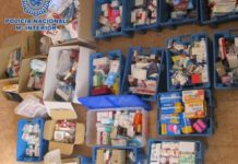La Policía nacional desarticula una trama que robó más de 100.000 productos en un almacén de Cofares en Valencia
