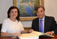 Carmen Peña rinde visita al COF de Madrid