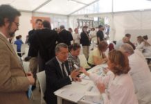 Sefac calienta motores para su congreso instalando una carpa sanitaria en Zaragoza