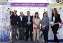 El COF de Castellón inaugura la exposición ‘Psoriasis, lo que la piel esconde’