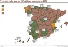 Más de 32.000 colegiados están llamados a las urnas en sus provincias a lo largo de 2010