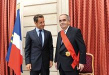 Sarkozy impuso a Pierre Fabre la Legión de Honor