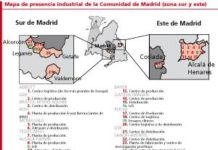 El este y el sur de Madrid acogen grandes núcleos de producción y logística de la industria