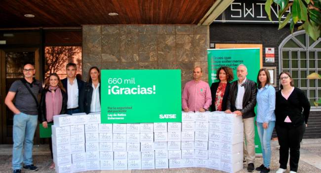Satse consigue las firmas para llevar la ILP de ratios al Congreso