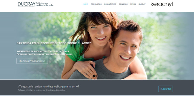 Nueva página web sobre acné para ayudar a los adolescentes