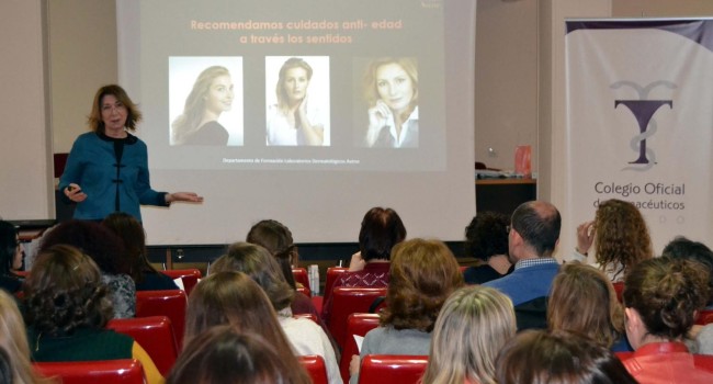 Los farmacéuticos de Toledo aprenden pautas sensoriales para recomendar en antienvejecimiento