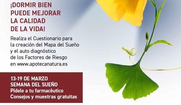 La red Apoteca Natura celebra ‘la semana del sueño’