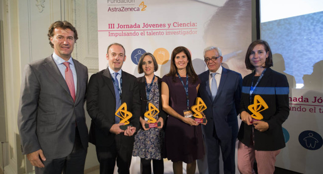 La Fundación AstraZeneca premia a jóvenes investigadores españoles