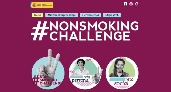 Sanidad plantea a los jóvenes el reto de acabar con el tabaco