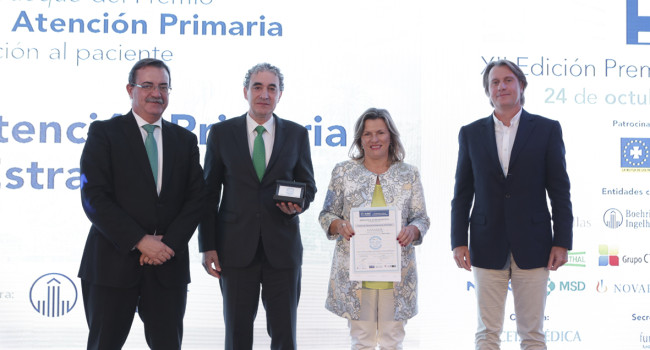A Estrada y el Centro de Salud Los Alpes comparten la excelencia en primaria