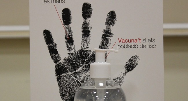 Las farmacias de Cataluña “pararán la gripe” con la instalación de antisépticos