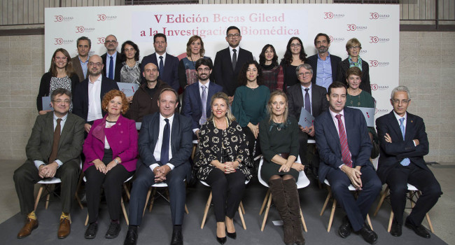 Gilead entrega, por quinto año, sus becas a la investigación biomédica