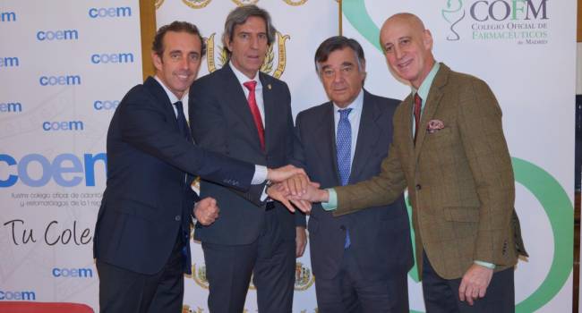 El COFM se une a dentistas, médicos y fisioterapeutas por una asistencia de calidad
