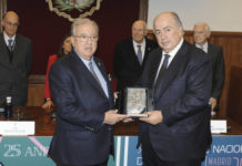 Homenaje a Diego Murillo en las bodas de plata de la AEDS