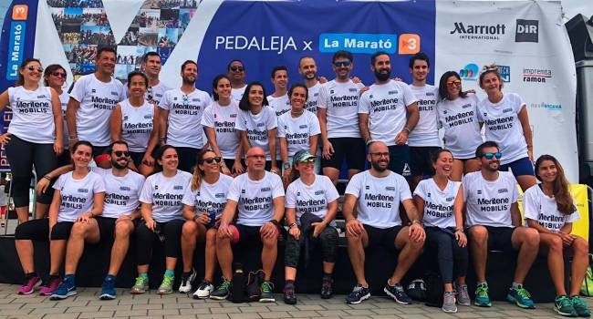 Meritene Mobilis participa con la acción solidaria “Pedaleja”