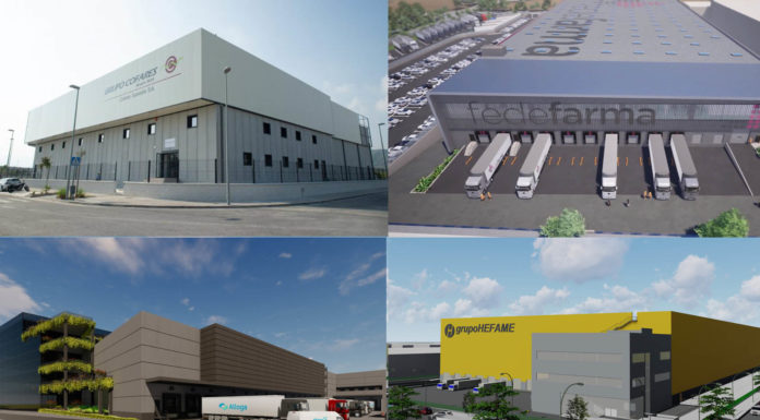 La distribución farmacéutica ‘construye’ su futuro Maquetas de nuevos almacenes de distribución