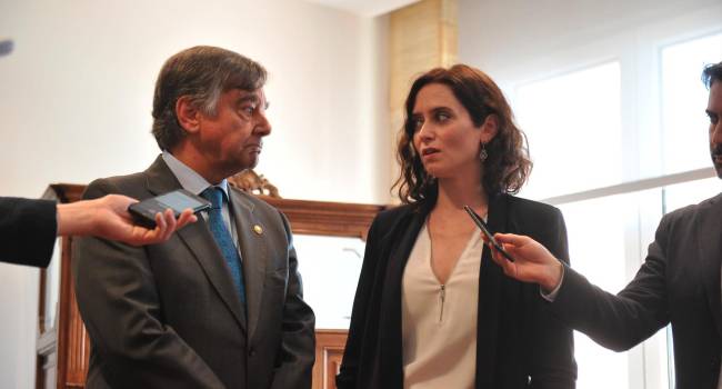 Díaz Ayuso y Luis González