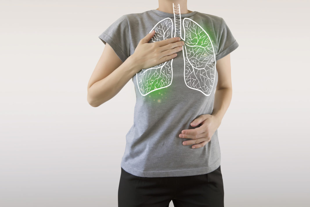 infected lungs with highlighted vector drawing erradicación de la tuberculosis