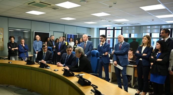 Pedro Sánchez visita el Centro de Coordinación de Alertas y Emergencias Sanitarias