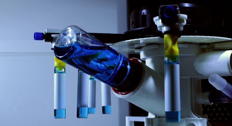 Testing Of Antiviral Vaccine In Laboratory Ampules