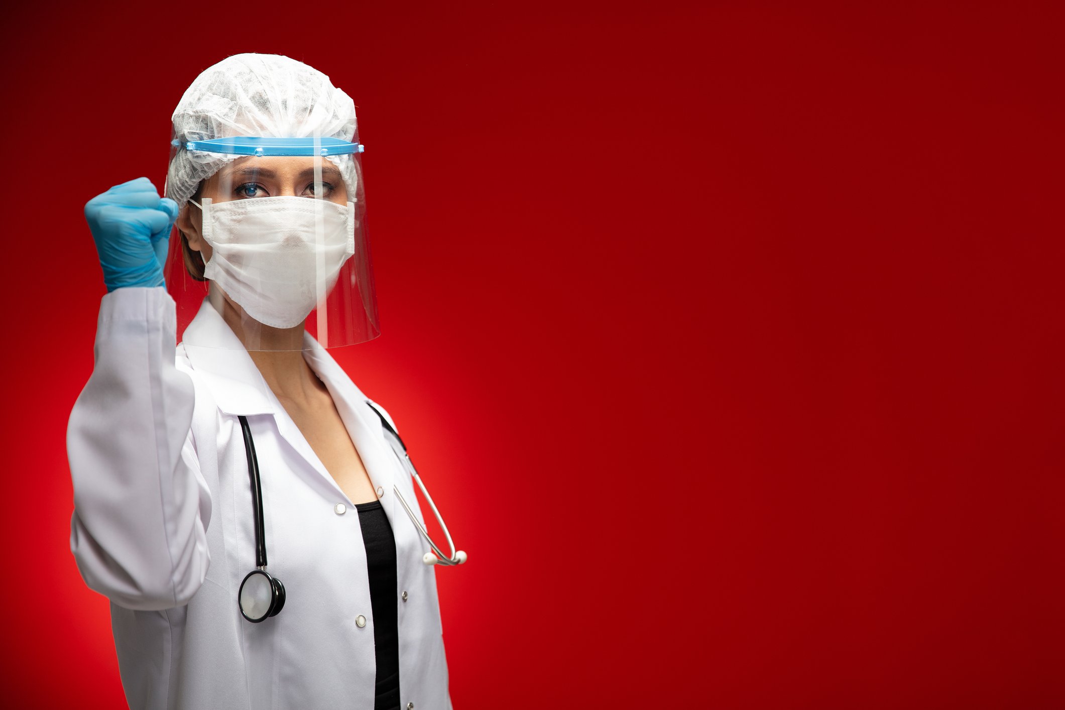 Doctor with Visor Mask