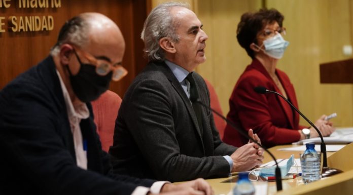 La Comunidad de Madrid y la sanidad privada aúnan esfuerzos frente a la COVID-19 Ruiz Escudero, consejero de Sanidad